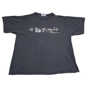 Vintage Redwood 1999 Boyzone Distressed Band Tour‎ Shirt Adult Medium